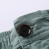 Shorts en coton couleur solide décontracté pour hommes