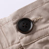 Shorts en coton couleur solide décontracté pour hommes