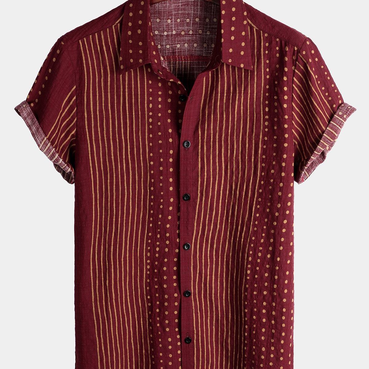chemise en lin homme couleur unie poche classique manches courtes fête