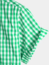 Chemise décontractée en coton à carreaux pour hommes