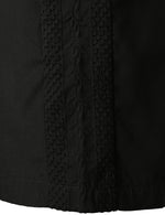 Bouton à manches courtes homme Down Cuban Guayabera Shirts Casual Suits